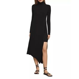 BCBGMaxAzria | Kabrina Turtleneck Asymmetric Hem Dress